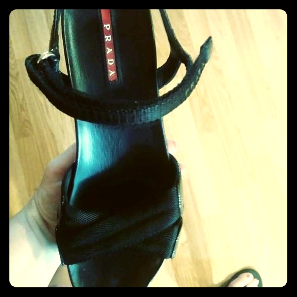 Prada platform sandals